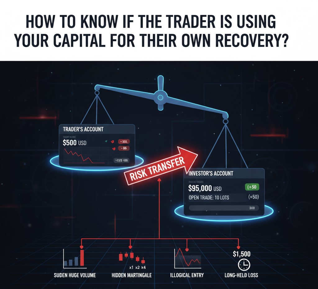 چطور بفهمیم تریدر دارد از سرمایه ما برای ریکاوری خودش استفاده می‌کند؟