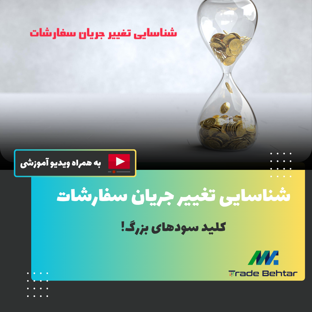 آموزش شماره 30: 🎯 شناسایی تغییر جریان سفارشات | زمان طلایی ورود به معامله را شکار کن!