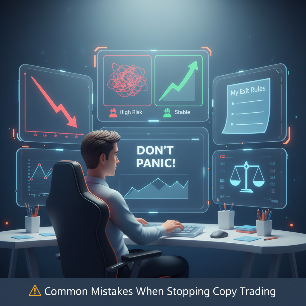 چطور بفهمیم زمان قطع کردن کپی‌ترید چه موقع است؟ (نشانه‌های مهم)