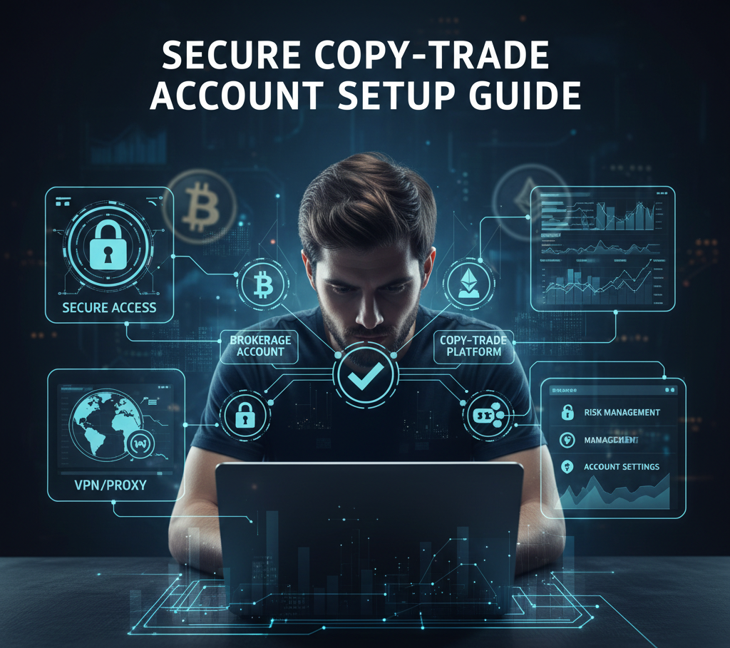 آموزش عملی ساخت حساب امن برای کپی‌ترید در شرایط تحریم