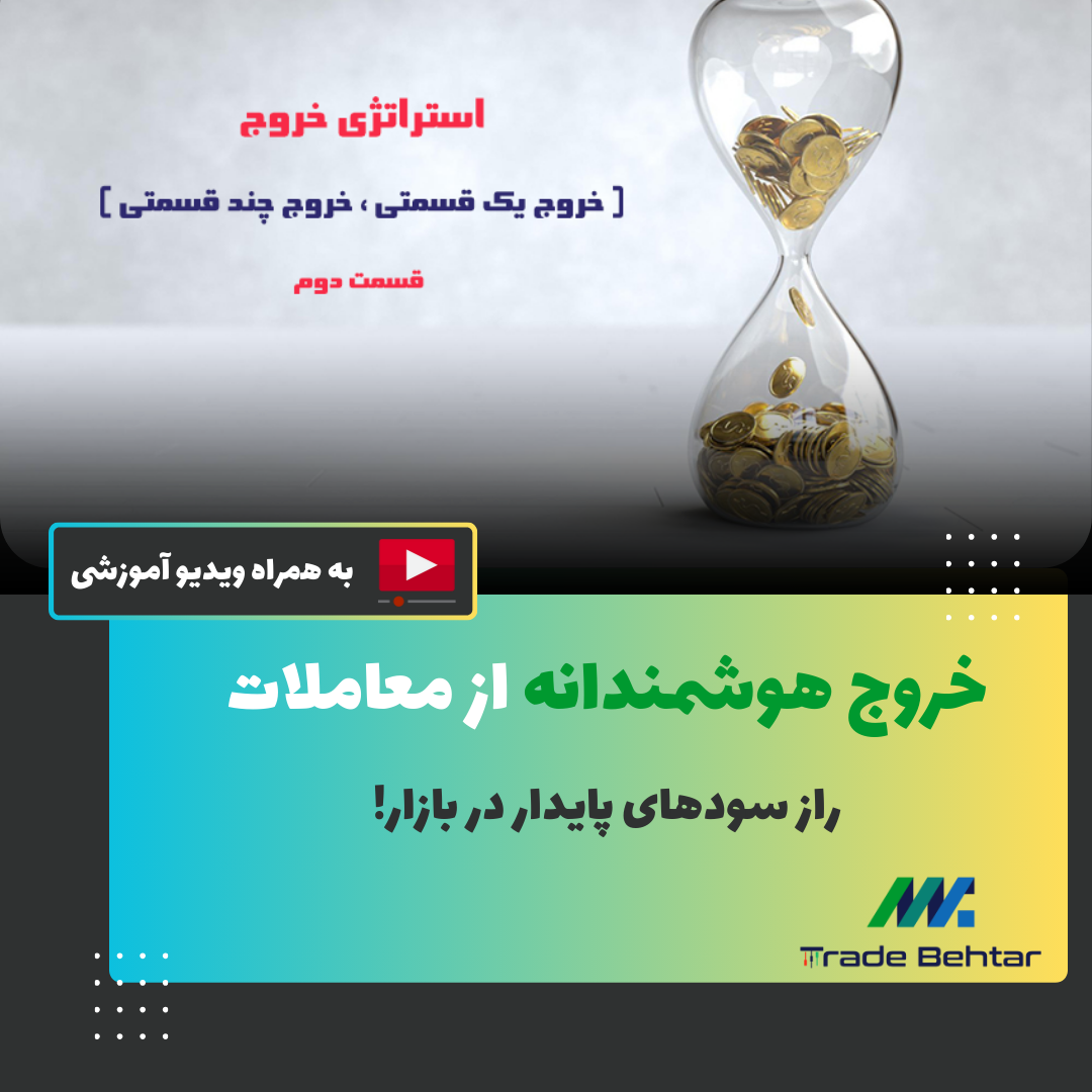 آموزش شماره 39: استراتژی خروج در معامله‌گری (قسمت دوم) | راهنمای جامع، کاربردی و ۱۰۰٪ اجرا‌محور برای بیشترین بازده