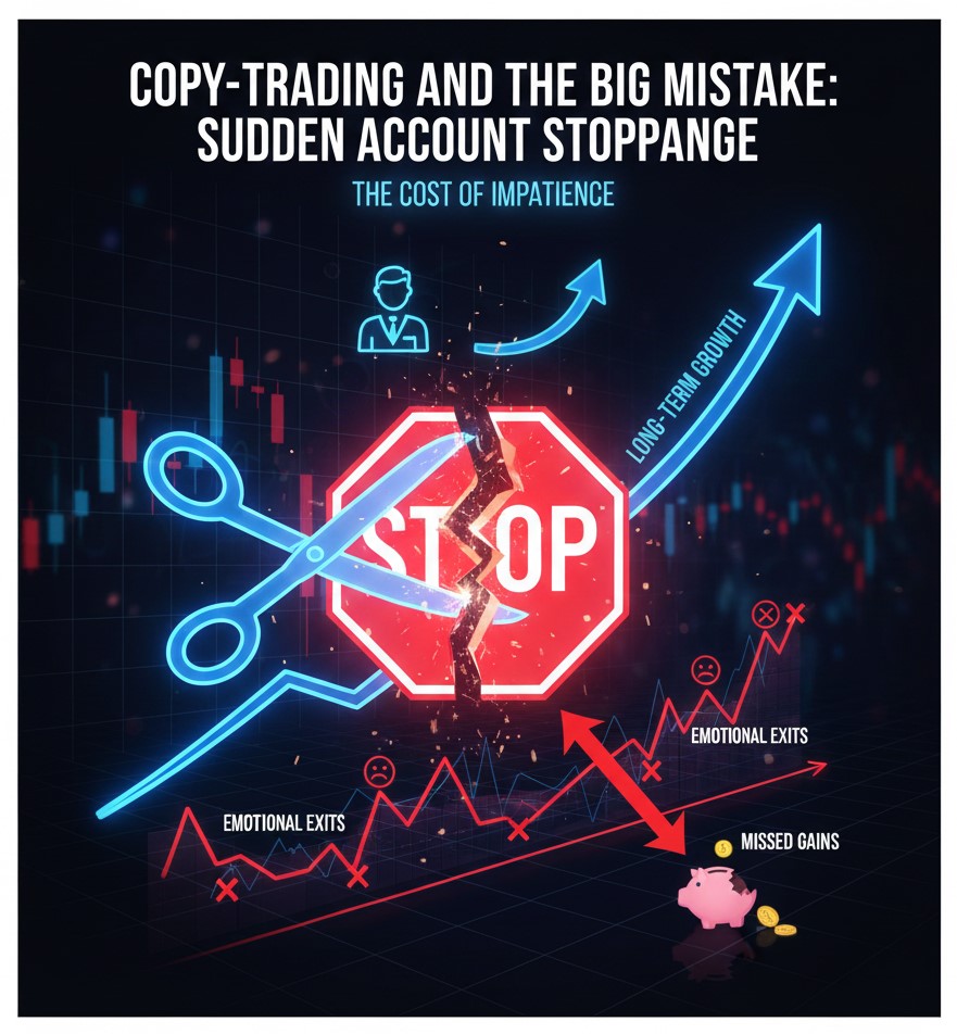 کپی‌ترید و اشتباه بزرگ «یک‌باره توقف‌دادن» حساب