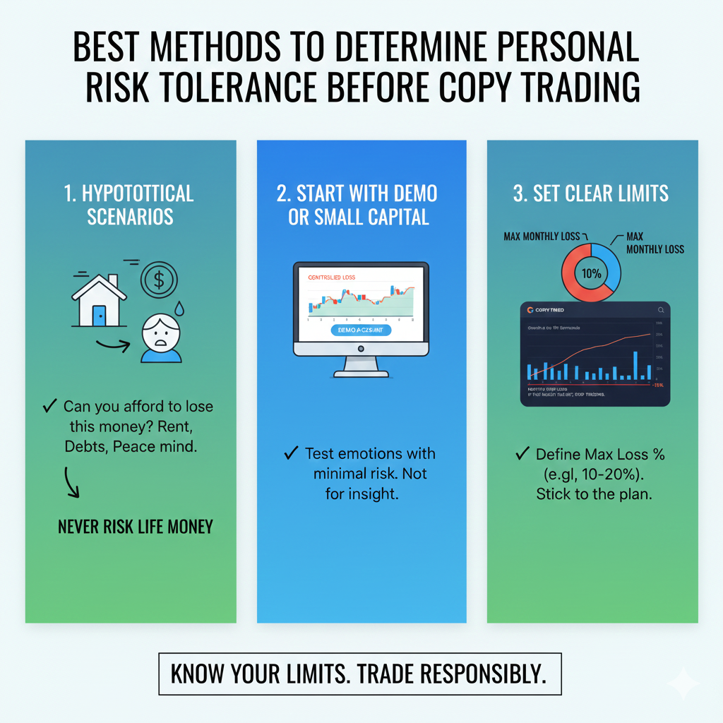 بهترین روش‌ها برای تعیین حد ریسک شخصی قبل از شروع کپی‌ترید