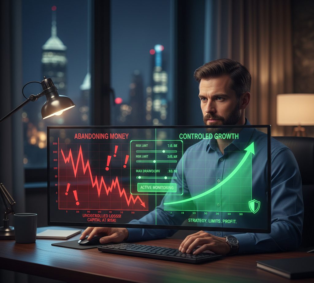 کپی‌ترید حرفه‌ای یعنی «کنترل» نه «رها کردن پول»؛ دقیقاً چطور؟