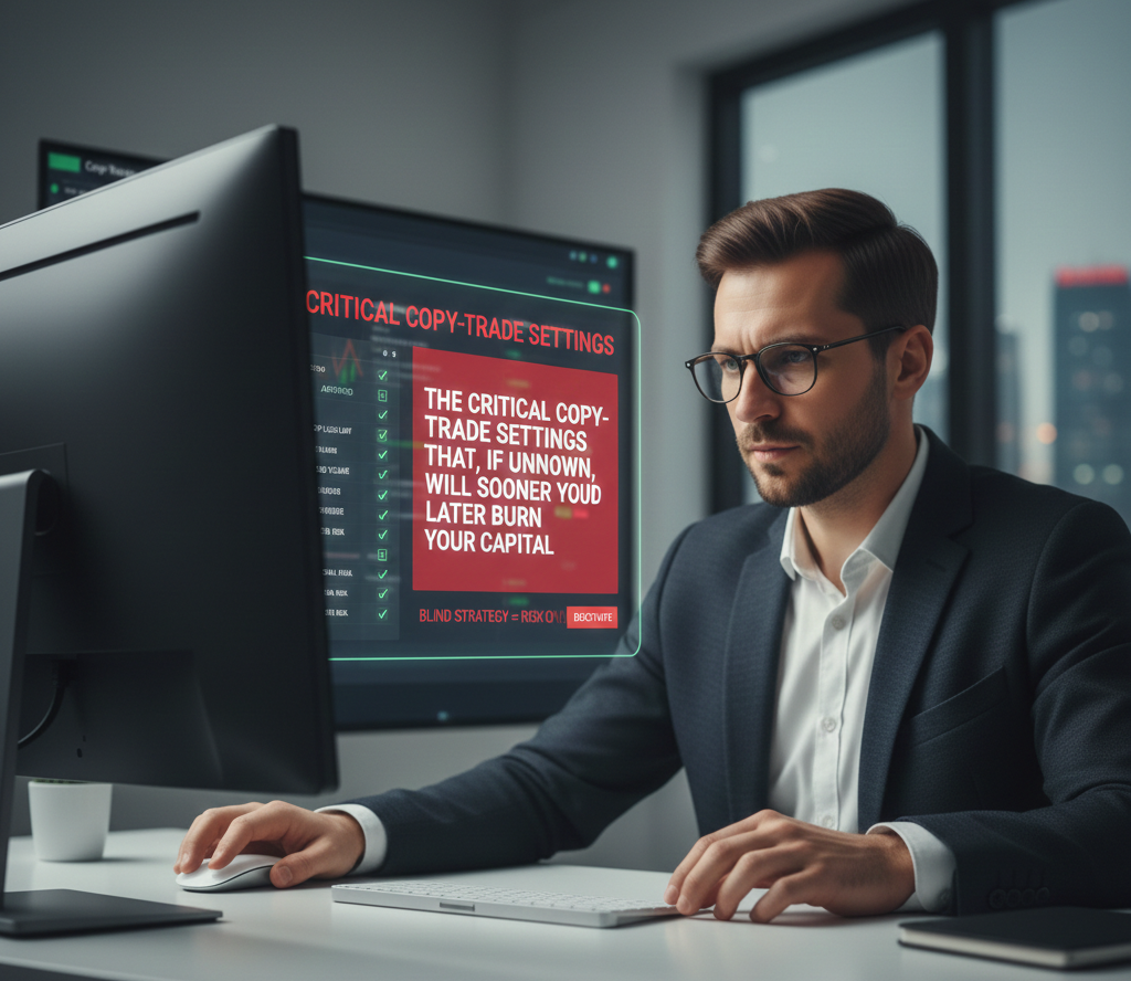 تنظیمات حیاتی کپی‌ترید که اگر ندانی، سرمایه‌ات دیر یا زود می‌سوزد