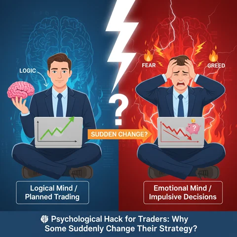 🧠 هک روانی تریدرها: چرا بعضی‌ها ناگهان استراتژی‌شان را تغییر می‌دهند؟