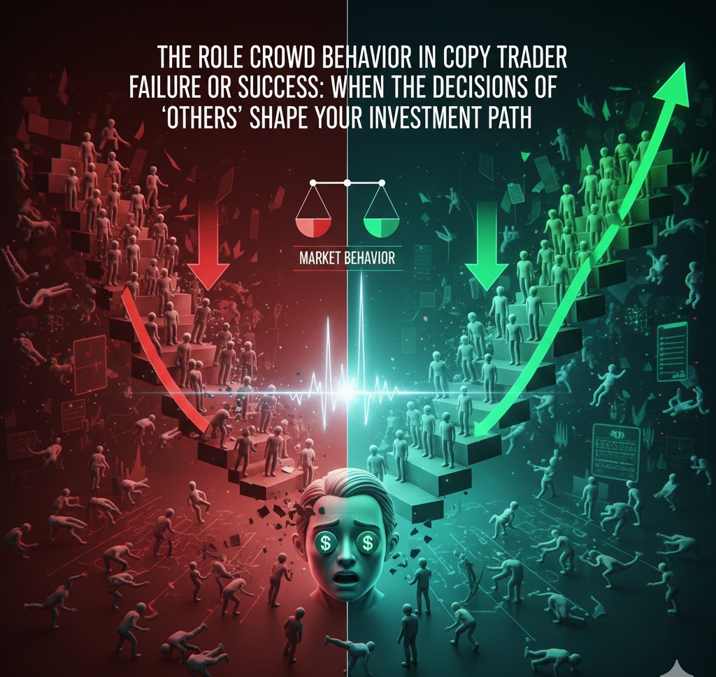 نقش رفتار جمعی در شکست یا موفقیت کپی‌تریدرها؛ وقتی تصمیم «دیگران» مسیر سرمایه‌ات را می‌سازد