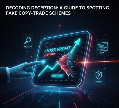 🧩 راه‌های شناسایی طرح‌های کپی‌ترید تقلبی که مخصوصاً ایرانی‌ها را هدف می‌گیرند