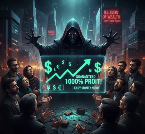 چرا بسیاری از ایرانی‌ها در کپی‌ترید فریب وعده‌های سود نجومی را می‌خورند؟