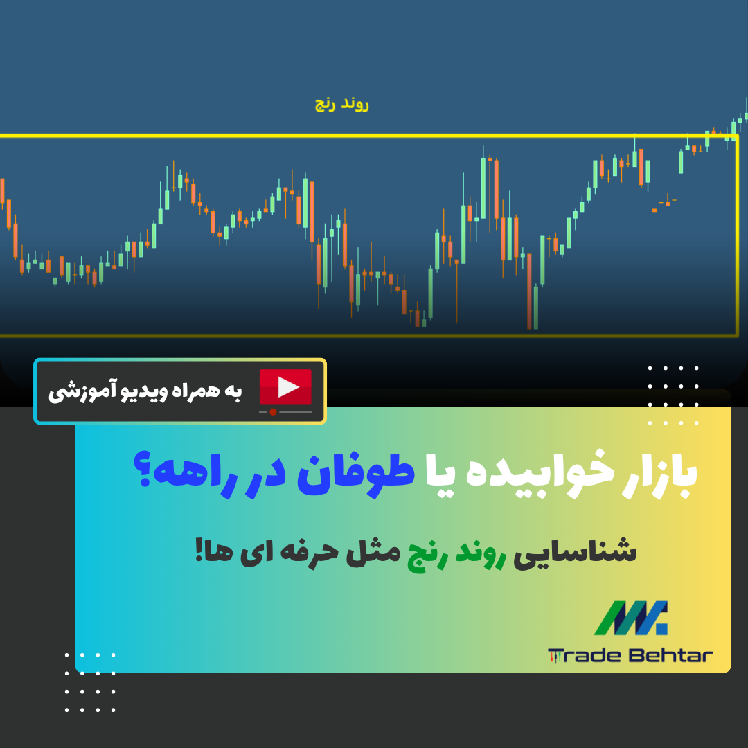 آموزش شماره 12: روند رِنج چیست؟ آموزش کامل شناخت بازارهای بدون روند و رفتار درست در برابر آن